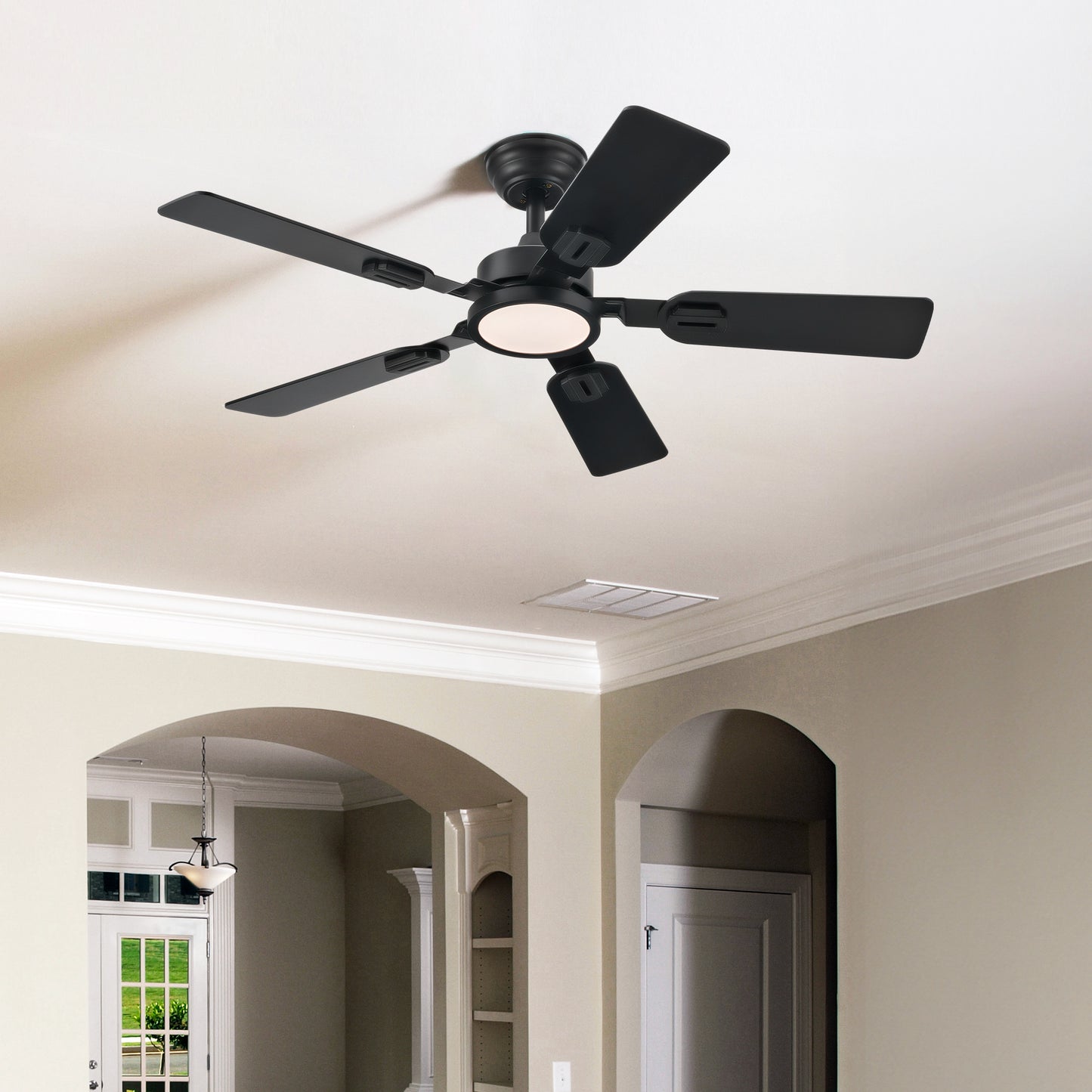 Bestco 2 Pack 42" Ceiling Fan with Light and Remote for Farmhouse Living Room